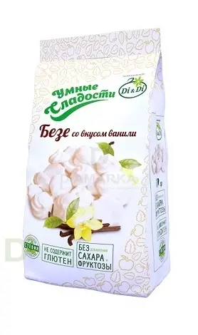 Безе без сахара Умные сладости Ваниль 70гр. в Казани