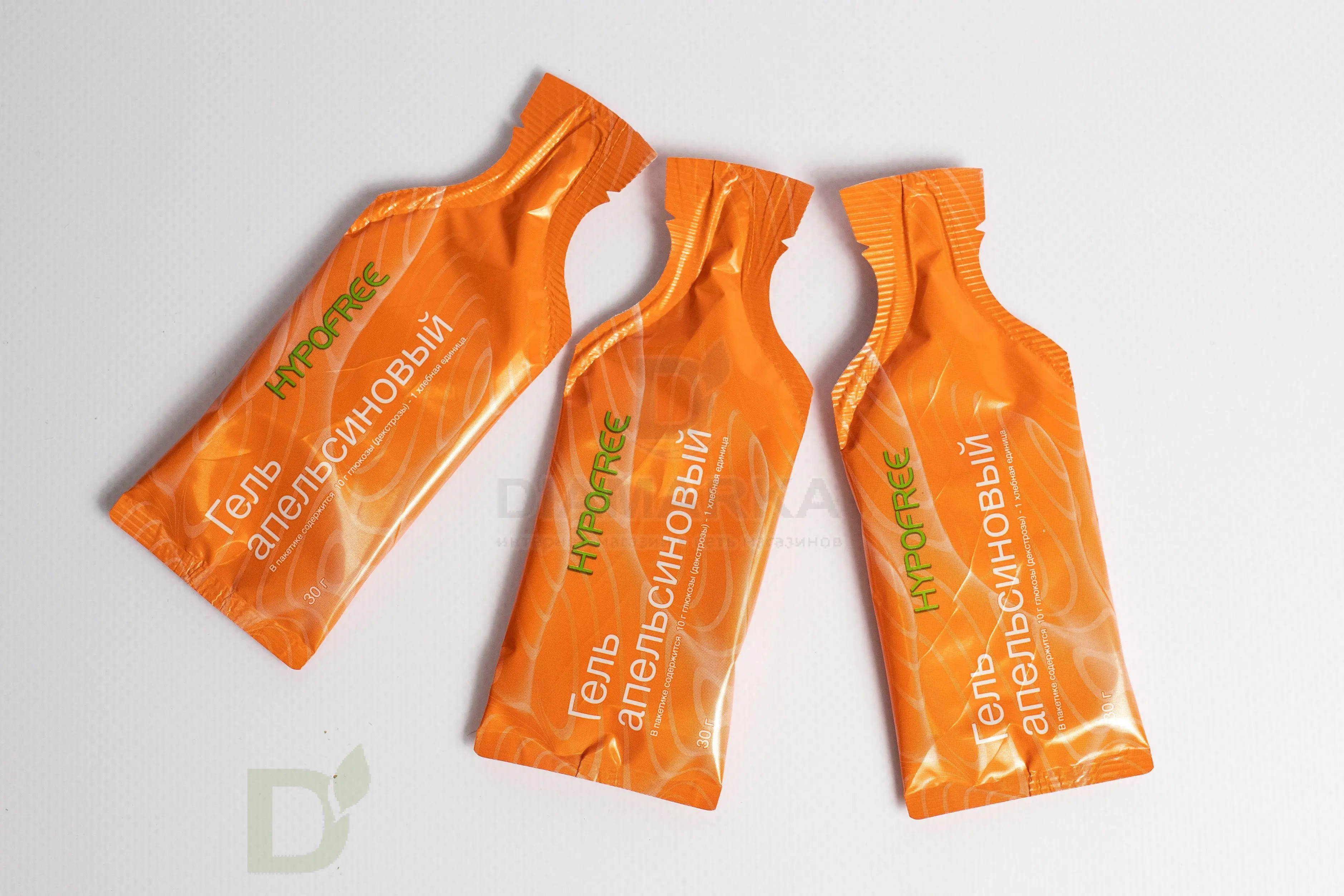 Гель HYPOFREE 1ХЕ Апельсин, мягкая упаковка, 10 саше по 30мл в Казани