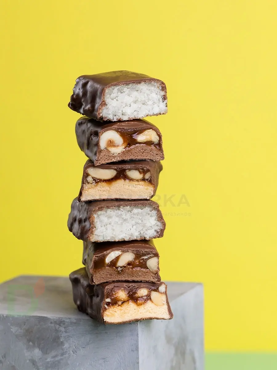 Батончик протеиновый FitnesShock Кокос 50гр. в Казани