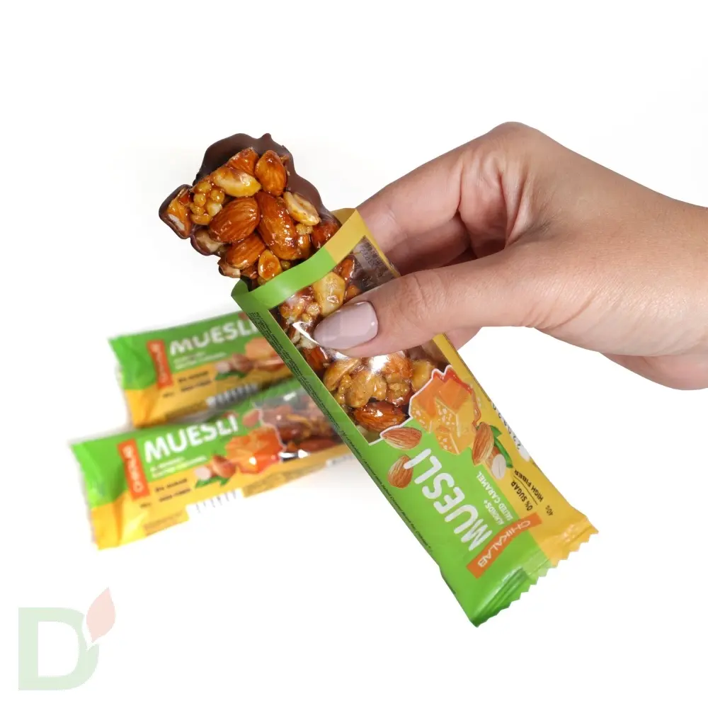 Батончик мюсли CHIKALAB миндальный с соленой карамелью 40 гр. в Казани