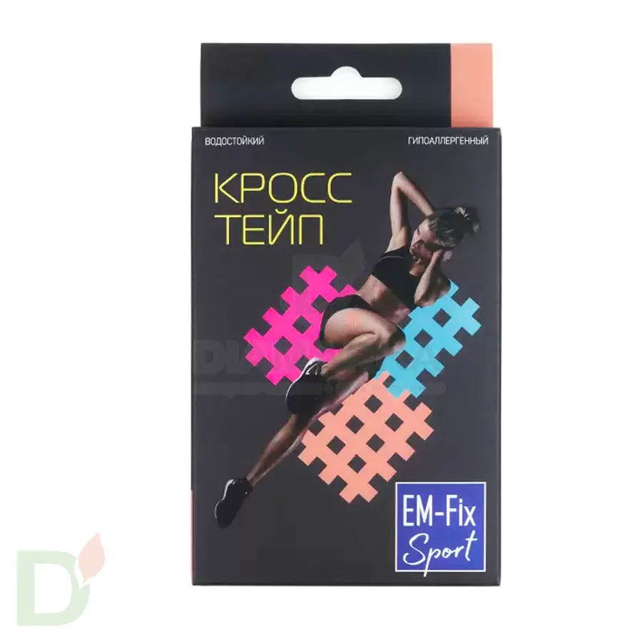 Кросс тейп водостойкий EM-Fix Sport бежевый