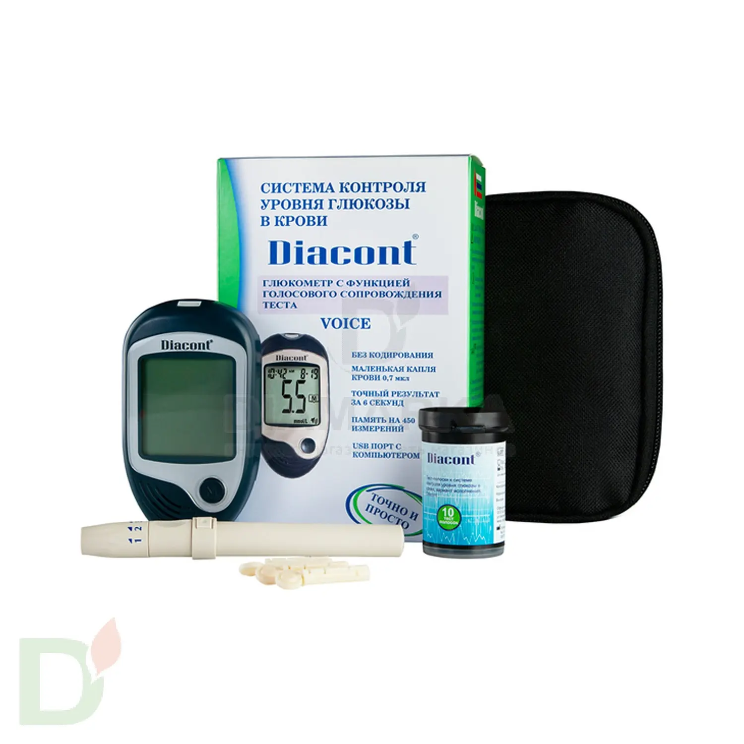 Глюкометр говорящий Diacont Voice в Казани
