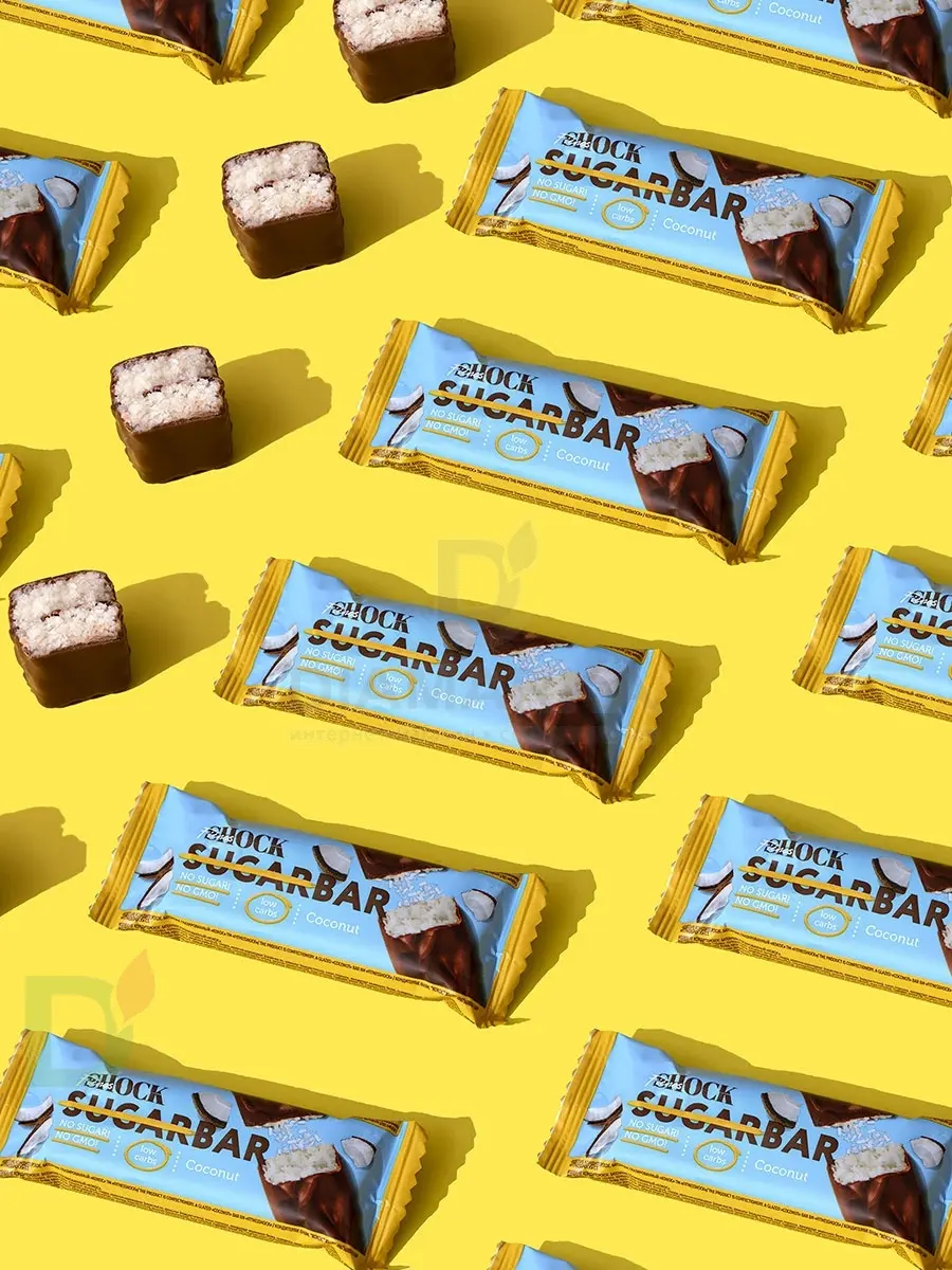 Батончик протеиновый FitnesShock Кокос 50гр. в Казани