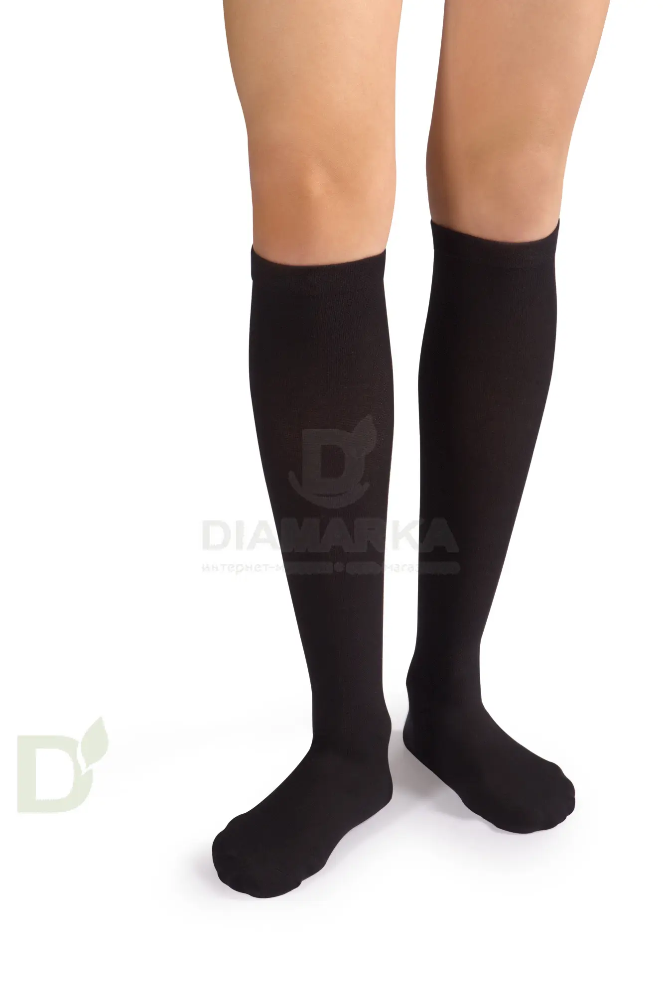 Гольфы компрессионные мужские JW-127, 2 класс компрессии, Черные