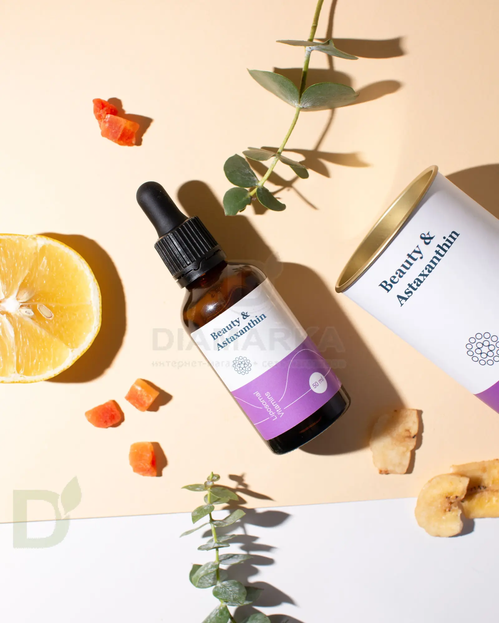 Витамины Liposomal Vitamins Astaxanthin/Астаксантин 50мл флакон в Казани