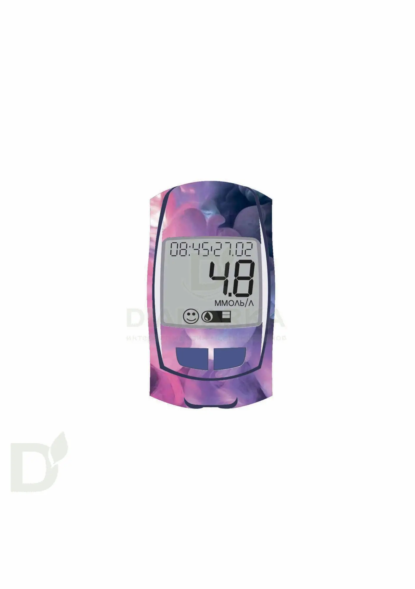 Наклейка на глюкометр Сателлит-Экспресс