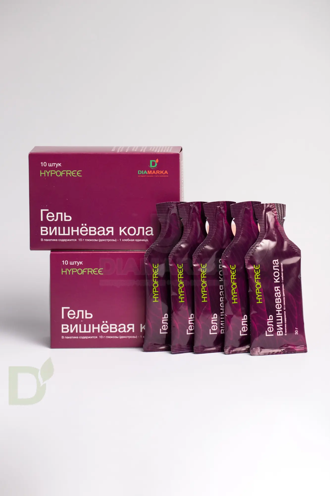 Гель HYPOFREE DIAMARKA 1ХЕ Вишневая Кола, мягкая упаковка, 30мл в Казани