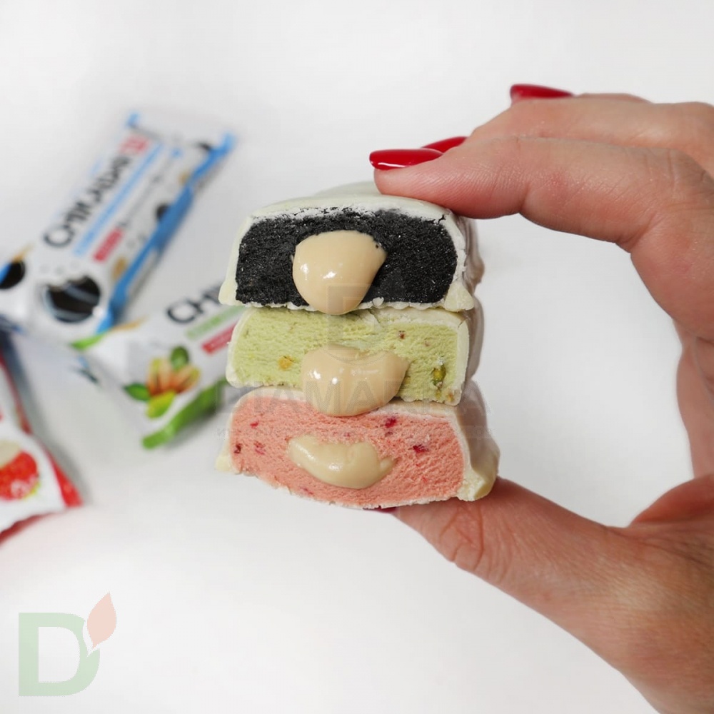 Батончик CHIKALAB глазированный с начинкой Хрустящее печенье 60гр. 