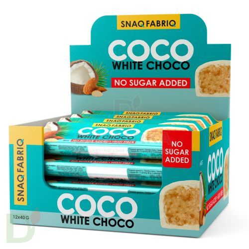 Батончик Snaq Fabriq глазированный Кокосово-миндальный десерт 40гр* в Казани