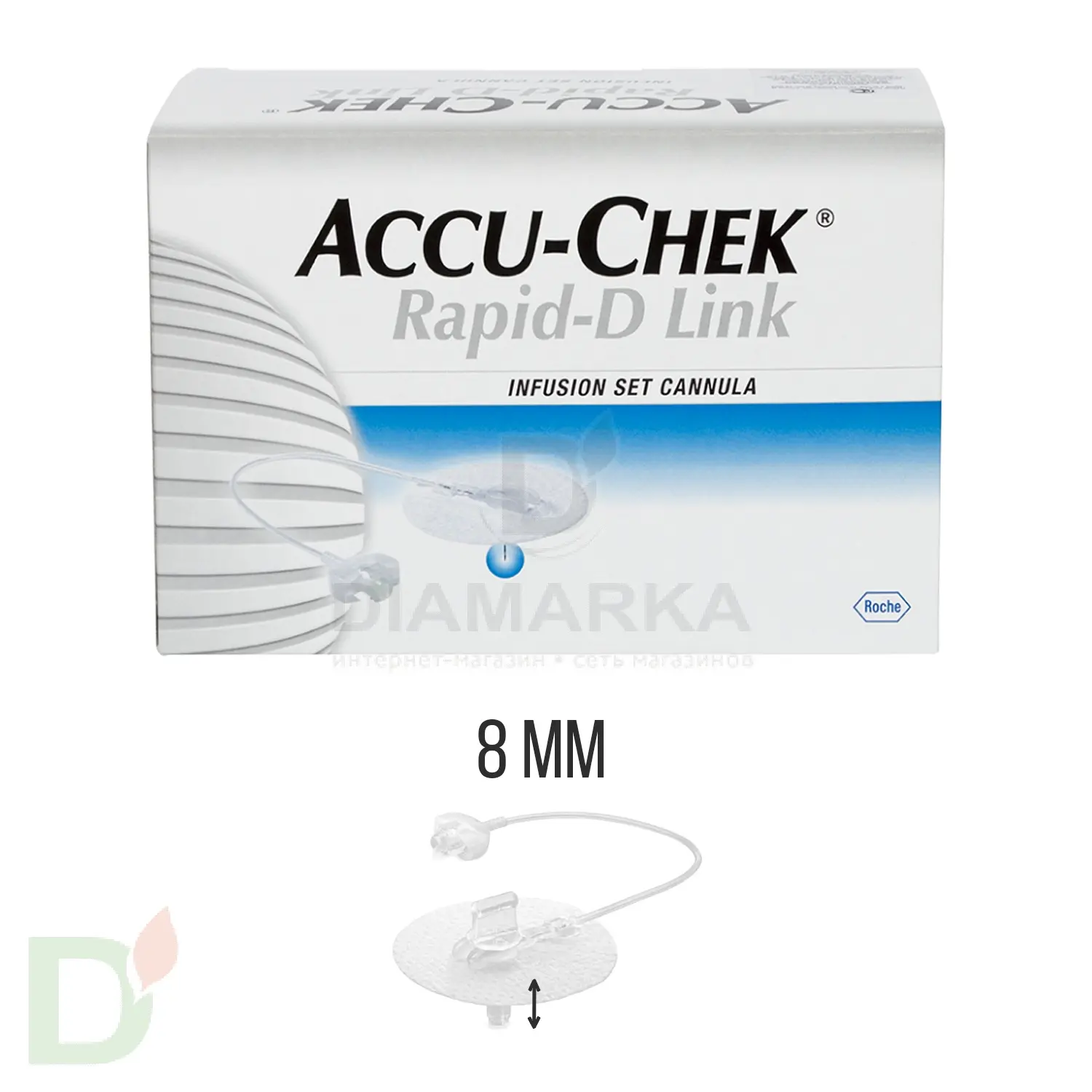 Акку-Чек Репид-Д Линк, игла 8 мм, 1 шт. в Казани
