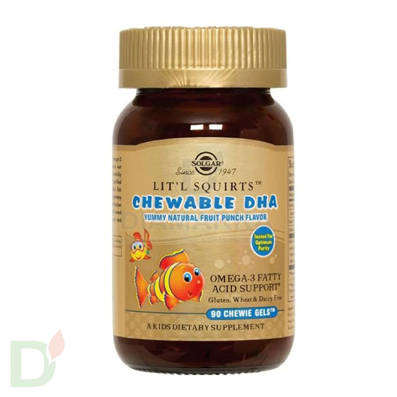 Витамины для детей Солгар Золотые рыбки ПНЖК Омега-3 (ДГК и ЭПК), 90 капс. в Казани