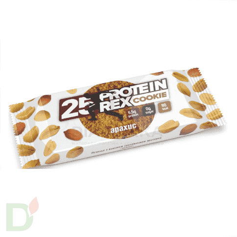Печенье протеиновое Арахис ProteinRex 25% белка, 50 г