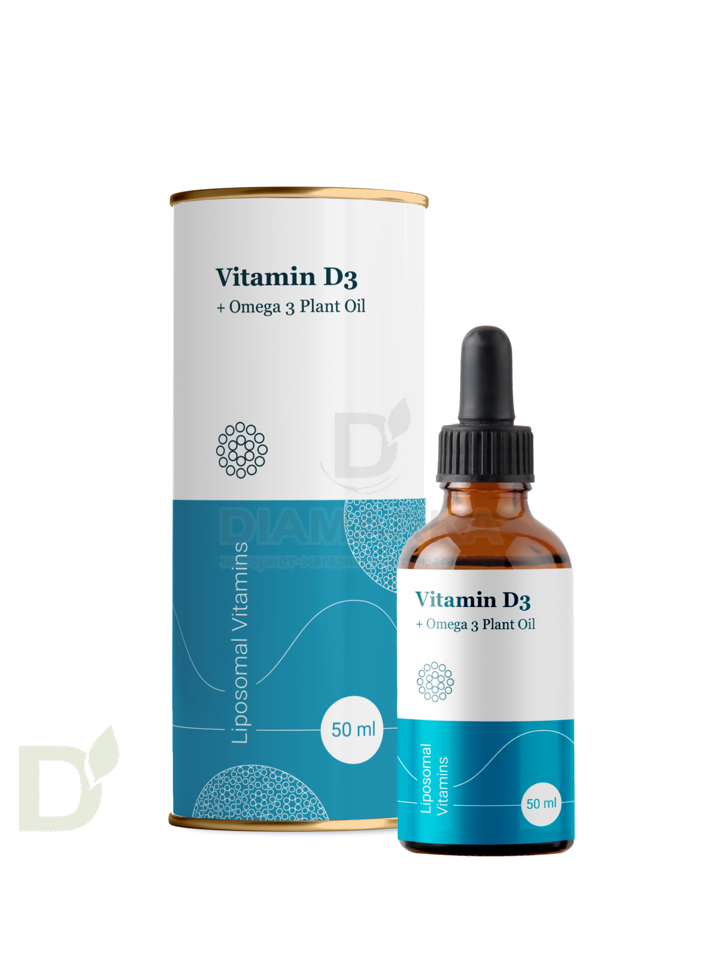 Витамины Liposomal Vitamins D3 + OMEGA 3, 50мл флакон в Казани