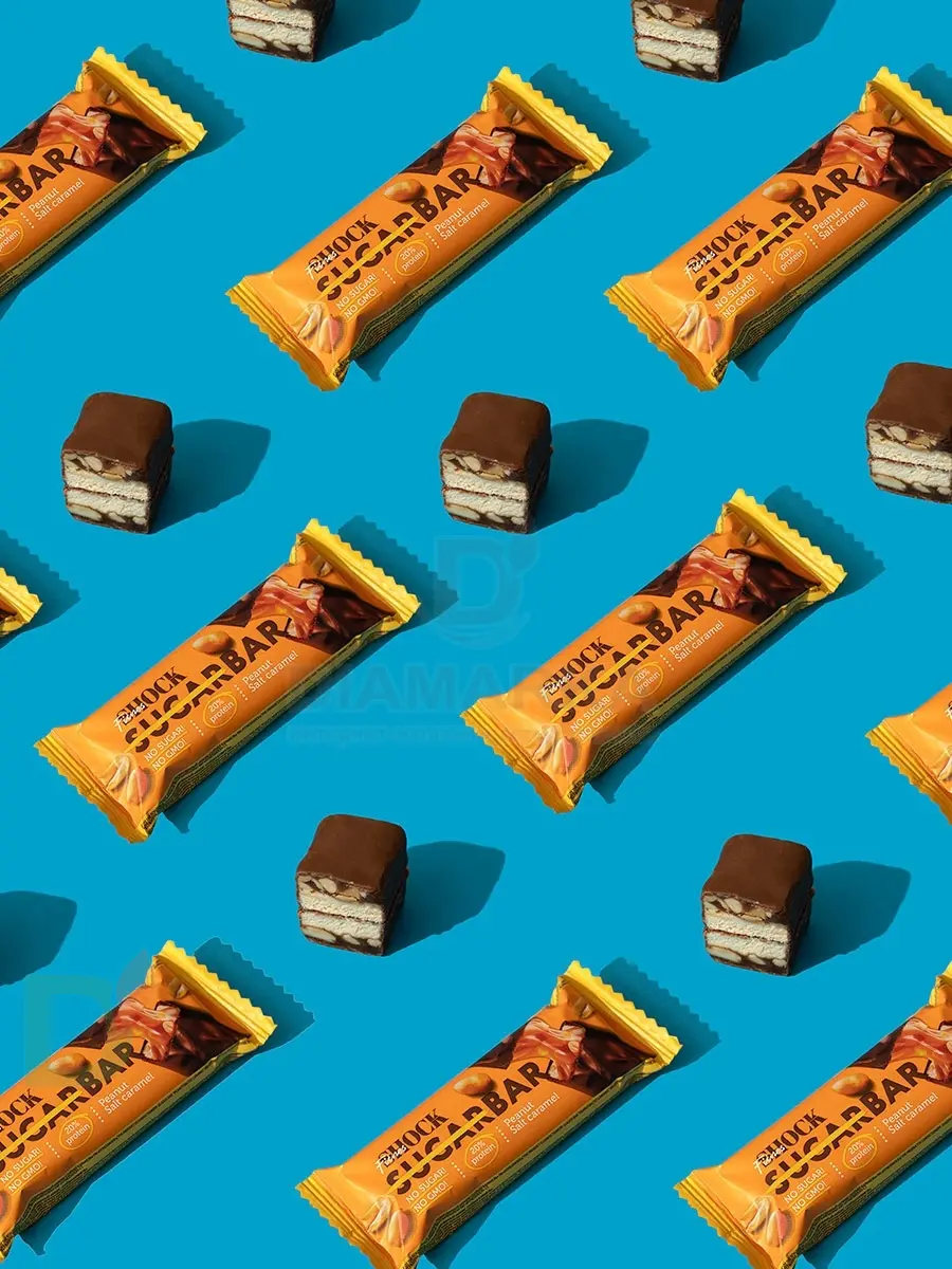 Батончик протеиновый FitnesShock Соленая карамель-Арахис 50гр. в Казани