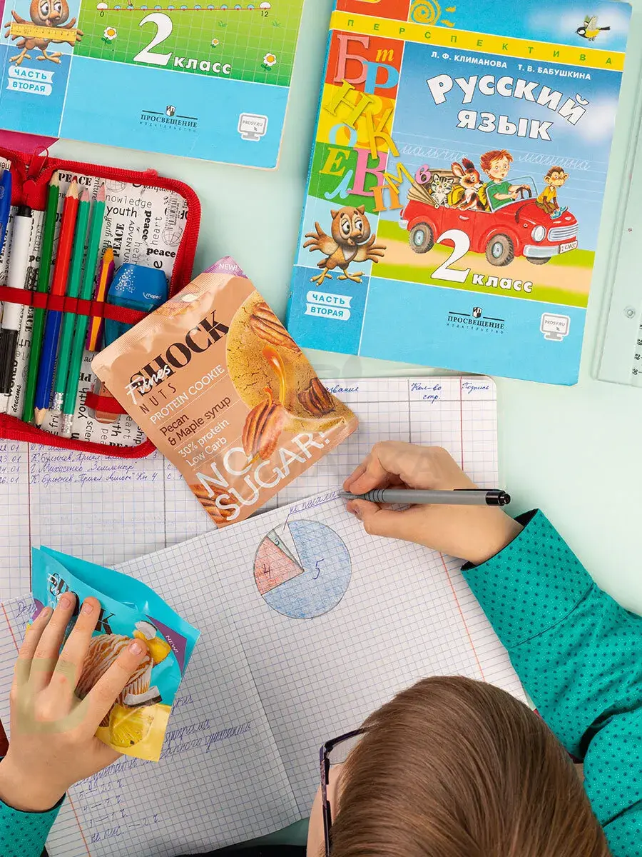 Печенье протеиновое FitnesShock Nuts Пекан-Кленовый сироп 40гр.