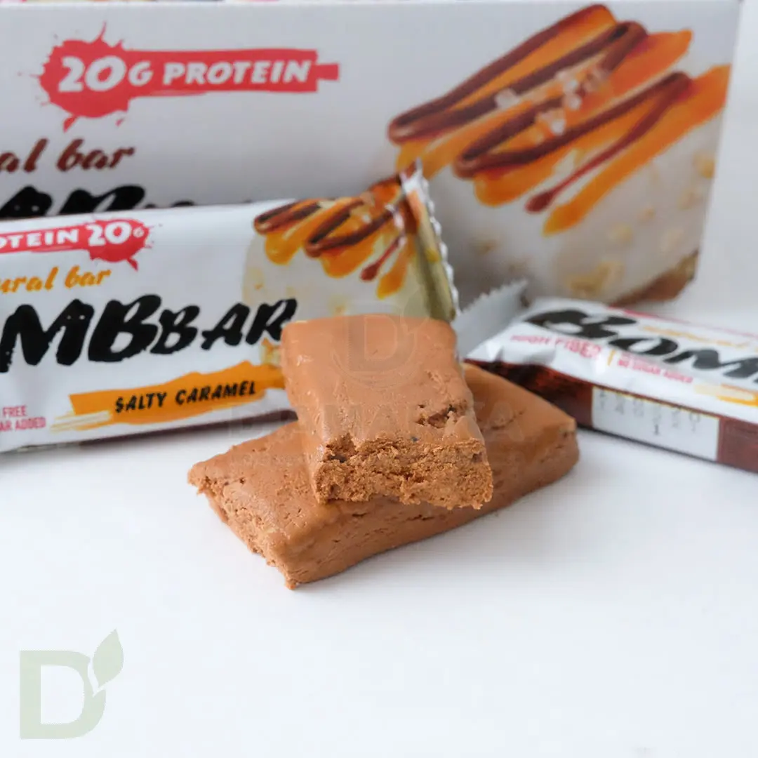 Батончик BOMBBAR Соленая карамель 60 гр. в Казани