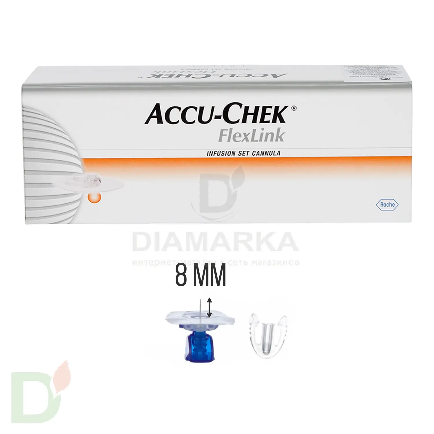 Акку-Чек Флекс-Линк, игла 8 мм (канюля), 1 шт. в Казани