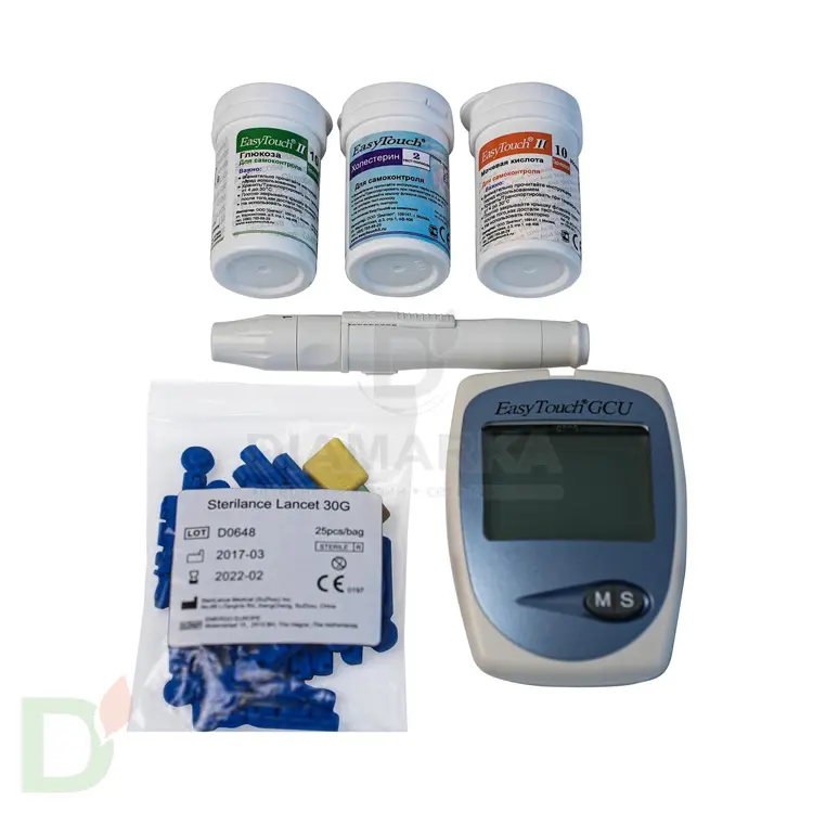 Биохимический анализатор ИзиТач (EasyTouch GCU) (глюкоза, холестерин и мочевая кислота в крови) в Казани