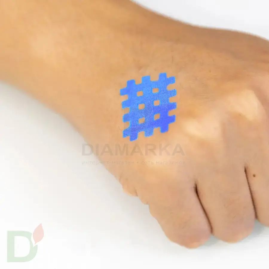 Кросс тейп водостойкий EM-Fix Sport  голубой